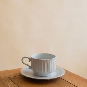 Shush Grace Straight Cup & Saucer Set