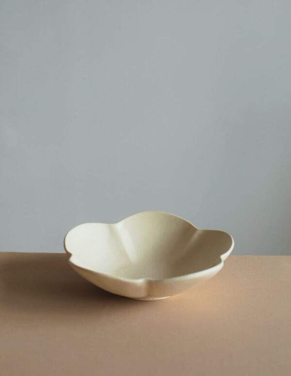 Yoshida Pottery Ume White bowl