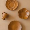 Brown Plate Japanese Ceramics