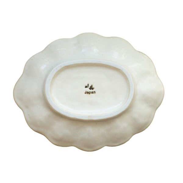 Kohyo Rinka White Oval Plate