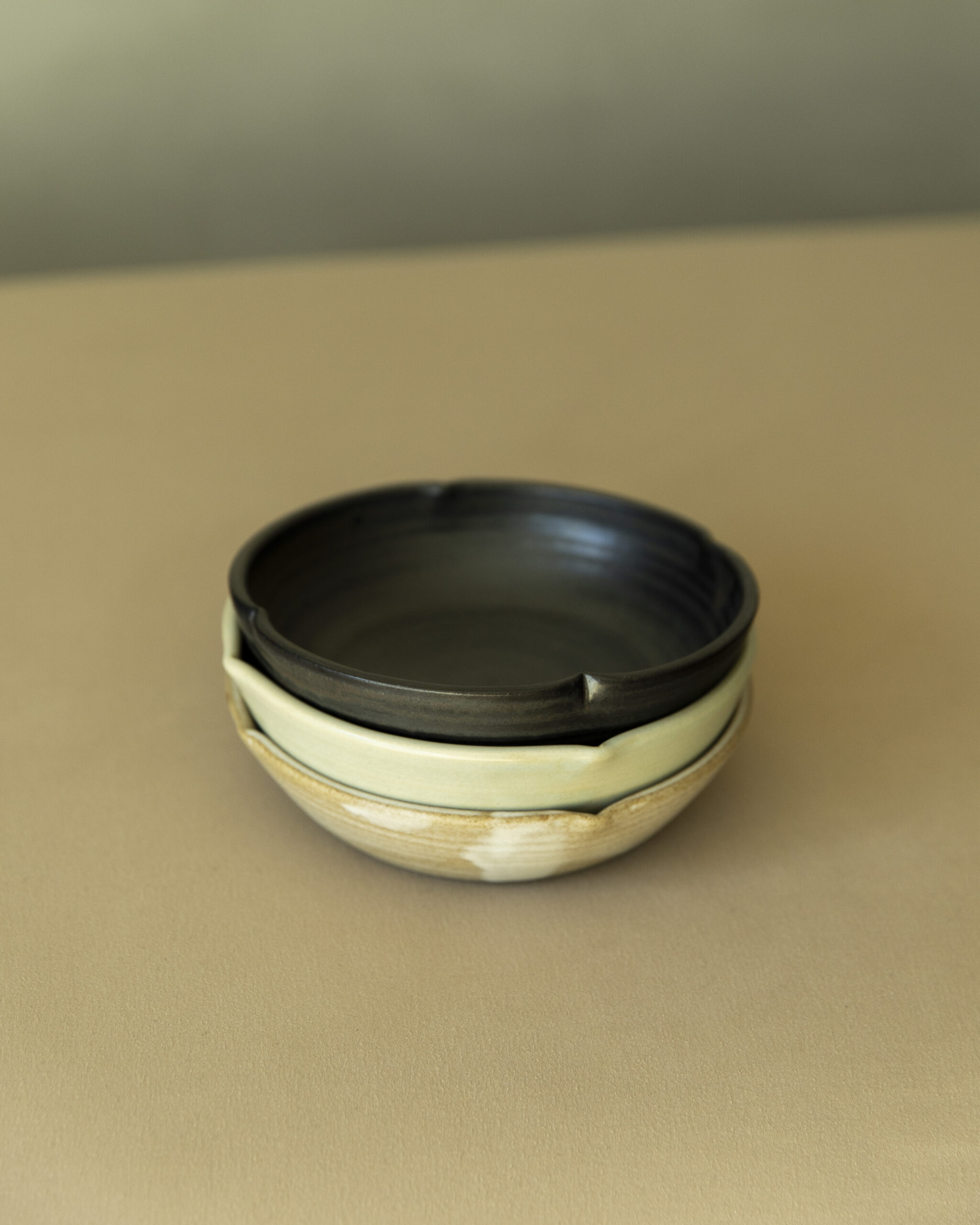 Persimmon Small Bowl (Toffee / Lake Green / Black) - Image 2