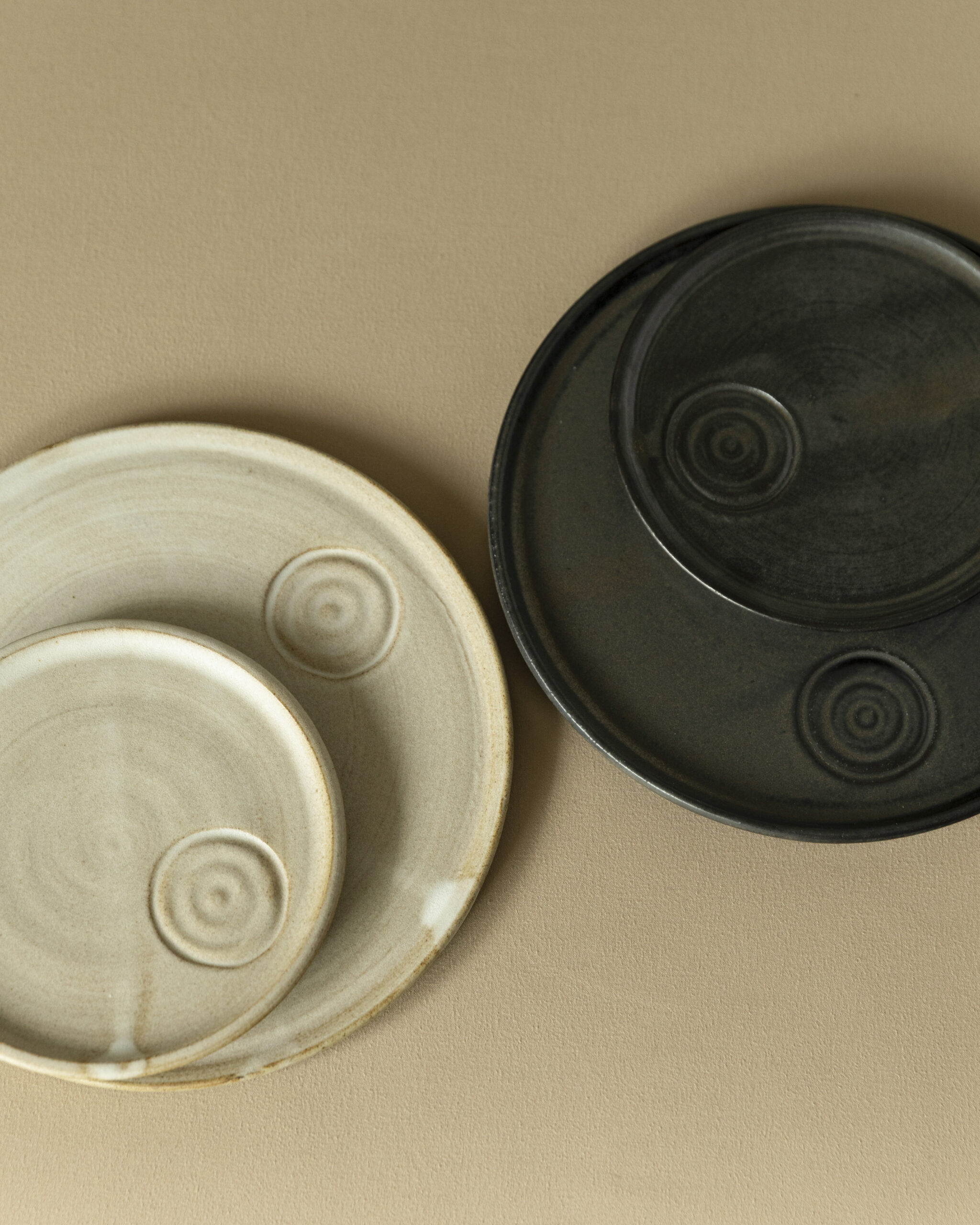 Ripples Small plate (Toffee / Black) - Image 2